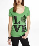 Express sequin shamrock love tee ($40)
