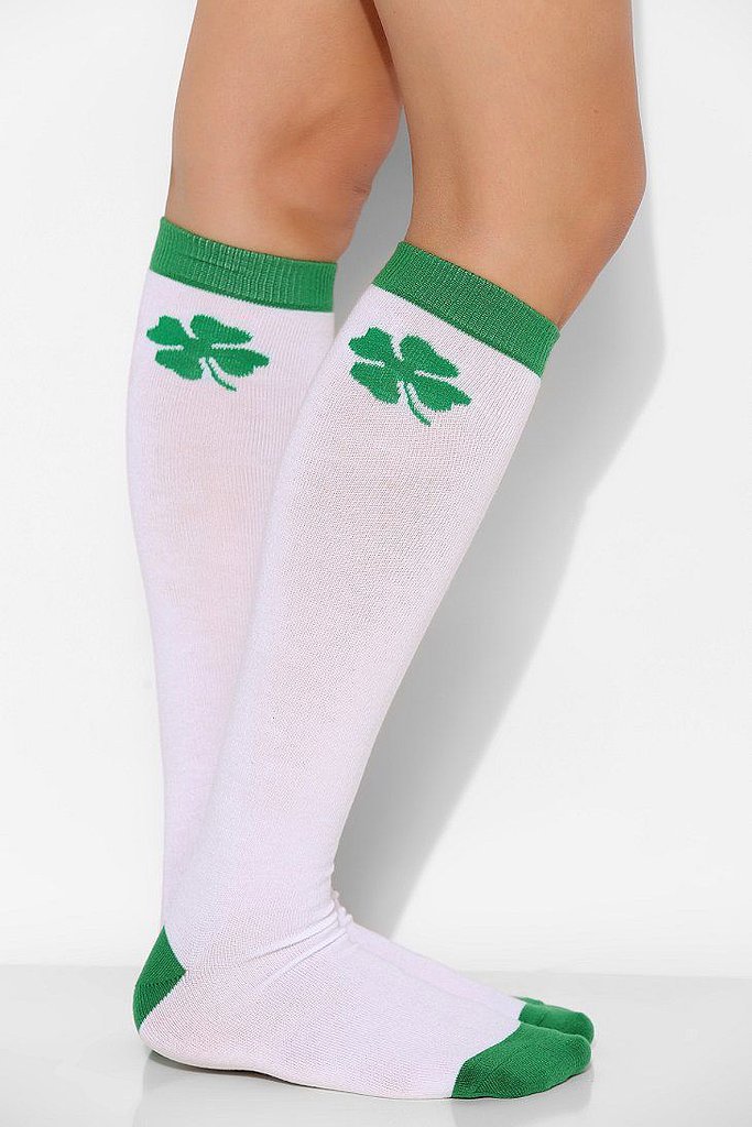 Urban Outfitters St. Patty's Day knee-high sock ($12)
