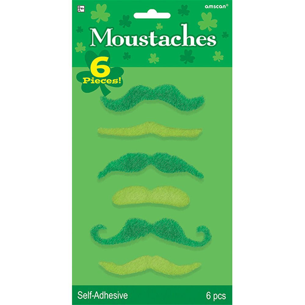 St. Patrick's Day mustaches ($4)
