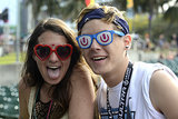 A pair got silly at the Ultra Music Festival in Miami, FL.
