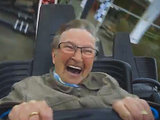 70-Year-Old Grandma Prepares for First Flight with Roller-Coaster Ride (VIDEO)