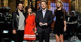 Zooey, Taylor, Franco Crash Seth Rogen's SNL Monologue