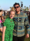 The couple that wears patterns together, stays together.
