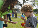 Inside the Dallas Easter Egg Hunt Specially Designed for Visually Impaired Kids