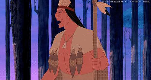 Chief Powhatan, Pocahontas