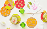 Brighten Up Your Cocktail Hour With These DIY Neon Coasters and Cocktail Stirrers