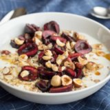 Yogurt With Cherries and Hazelnuts Recipe