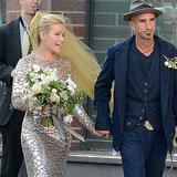 Piper Perabo Wedding Dress Designer