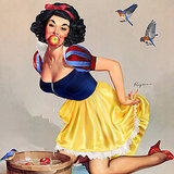 Pinup Disney Princess Art