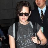 Kristen Stewart in an "It's Awful, I Hate It" T-Shirt