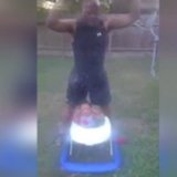 Grandfather Takes Ice Bucket Challenge With 10-Month Old