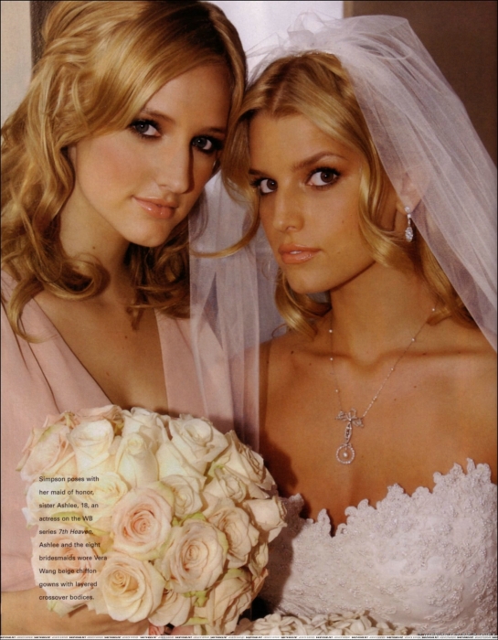 Jessica Simpson's Wedding Hair