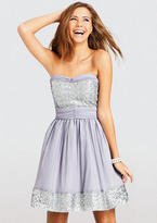 Sequin Trim Dress