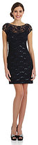 Hailey by Adrianna Papell Lace Back-Zip Dress