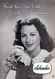 Actress Hedy Lamarr endorsed Schaefer beer, which was sure to get the attention of both men and women.  
