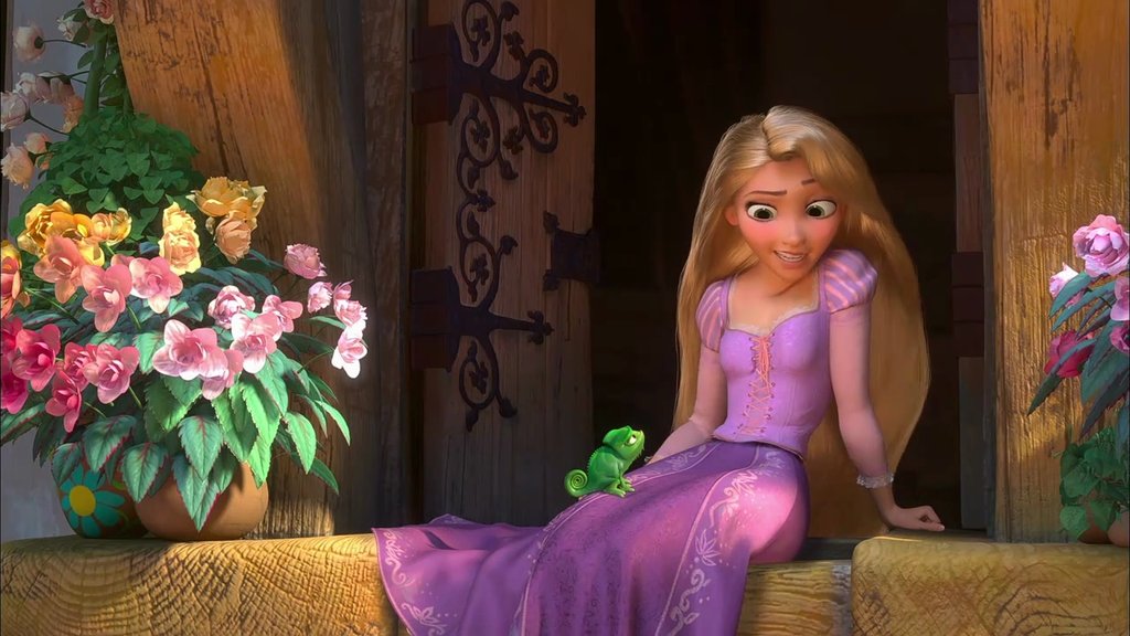 Rapunzel in Tangled