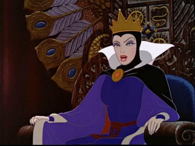 The Evil Queen in Snow White and the Seven Dwarfs