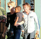 Sean Penn Goes Grocery Shopping With Girlfriend Charlize Theron, Her Son: Cute Pictures!