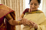 They had Mehndi applied as a part of their traditional Hindu ceremony.
Photo by Chrisman Studios
