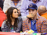 Ashton Kutcher and Mila Kunis Lock Lips on Kiss Cam at Clippers Game