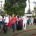 Play Dress Up
Whether it's costumes at a Halloween wedding or just hats and props for the reception, guests love an excuse to dress up. This wedding had a Beatles theme: "Sgt. Pepper Pool Party."
Photo by Ashleigh Taylor Photography via Green Wedding Shoes